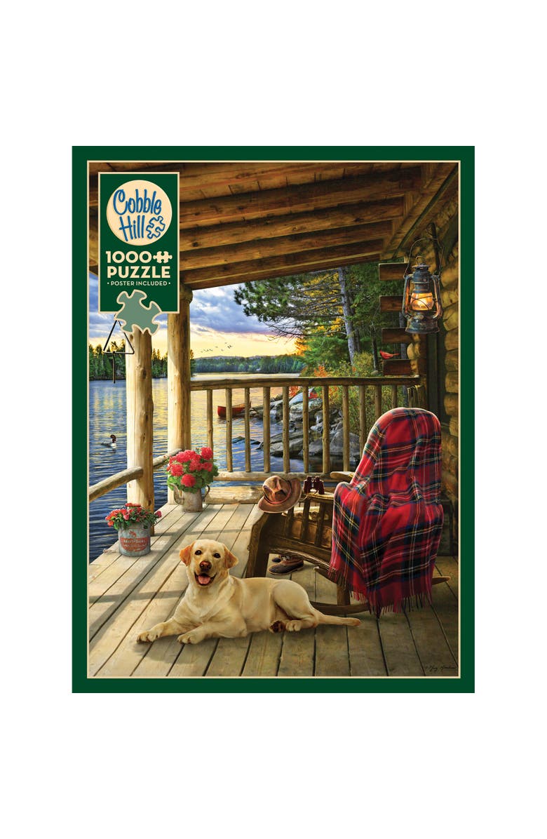Cobble Hill Cabin Porch 1000 Piece Puzzle, Alternate, color, Multicolored