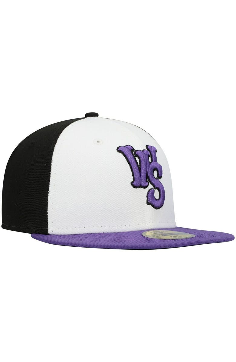 New Era Men's New Era White Winston-Salem Dash Authentic Collection Team Alternate 59FIFTY Fitted Hat, Alternate, color, White