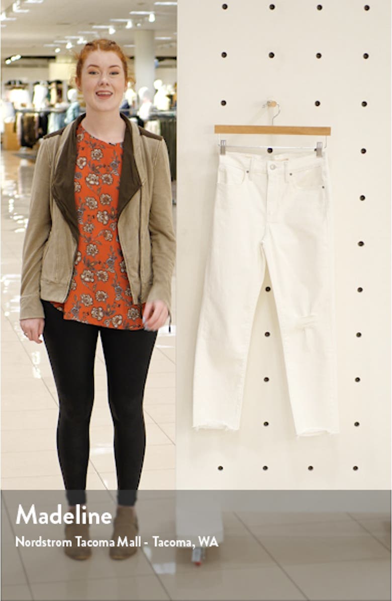 Levi’s<sup>®</sup> 724<sup>™</sup> Ripped High Waist Raw Edge Crop Jeans, sales video thumbnail