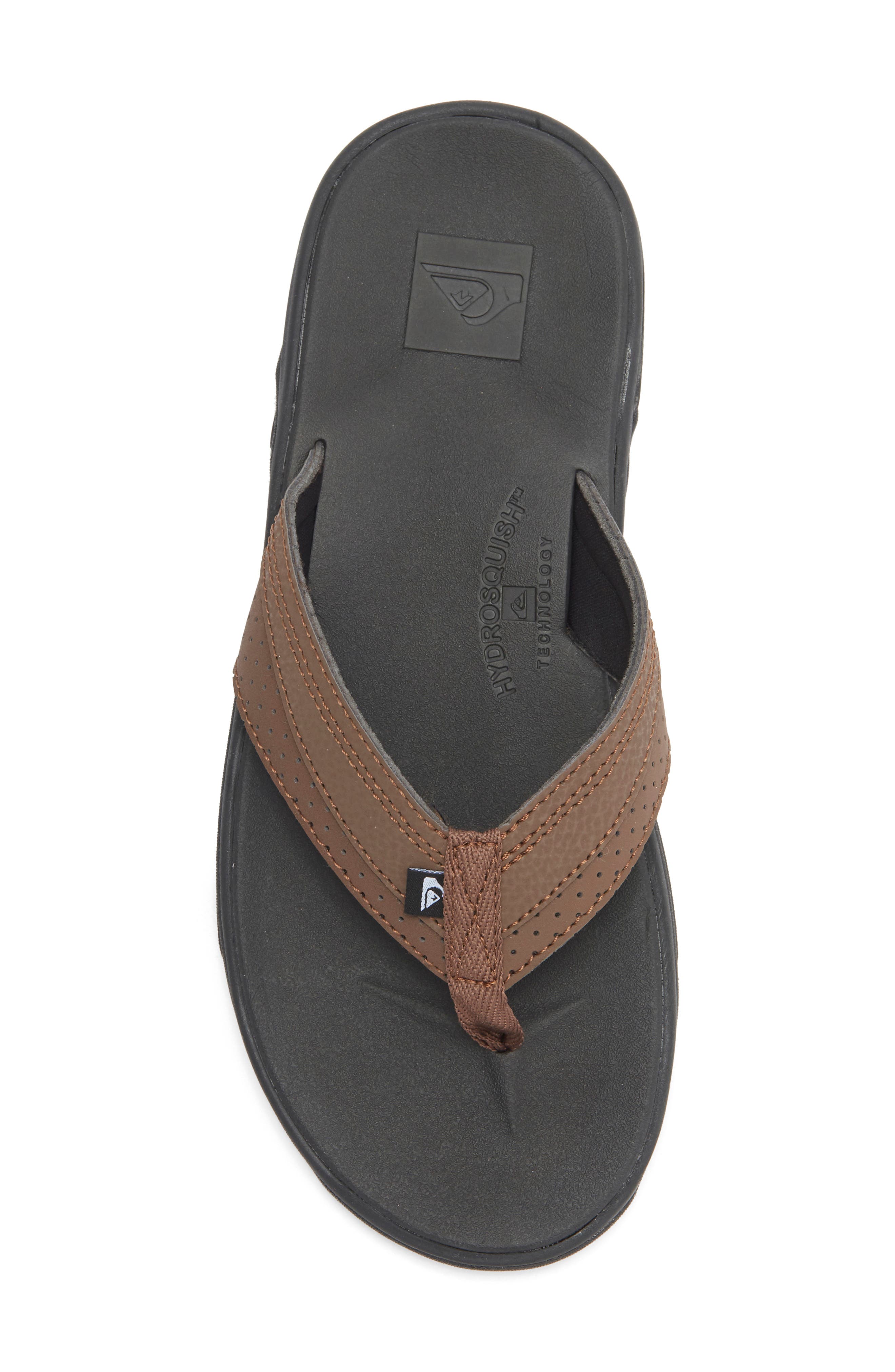 Dylan Flip Flop, Alternate, color, DARK BROWN