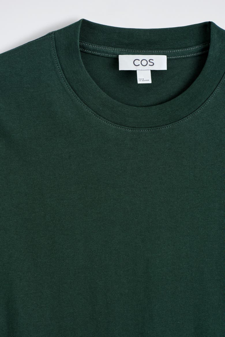 Relaxed Lightweight Cotton T-Shirt, Alternate, color, DARK GREEN