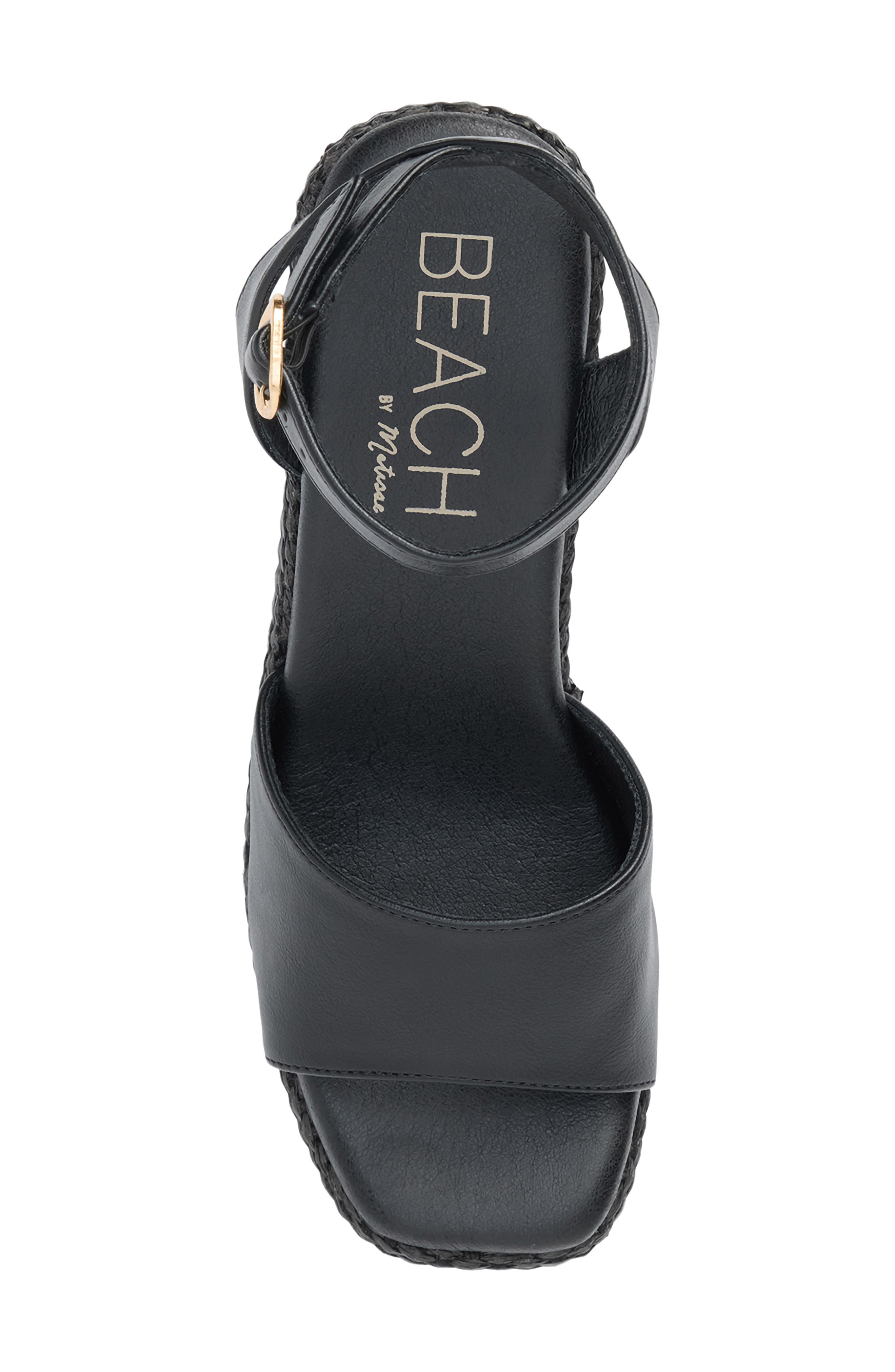 Coconuts by Matisse Arden Ankle Strap Platform Sandal, Alternate, color, Black