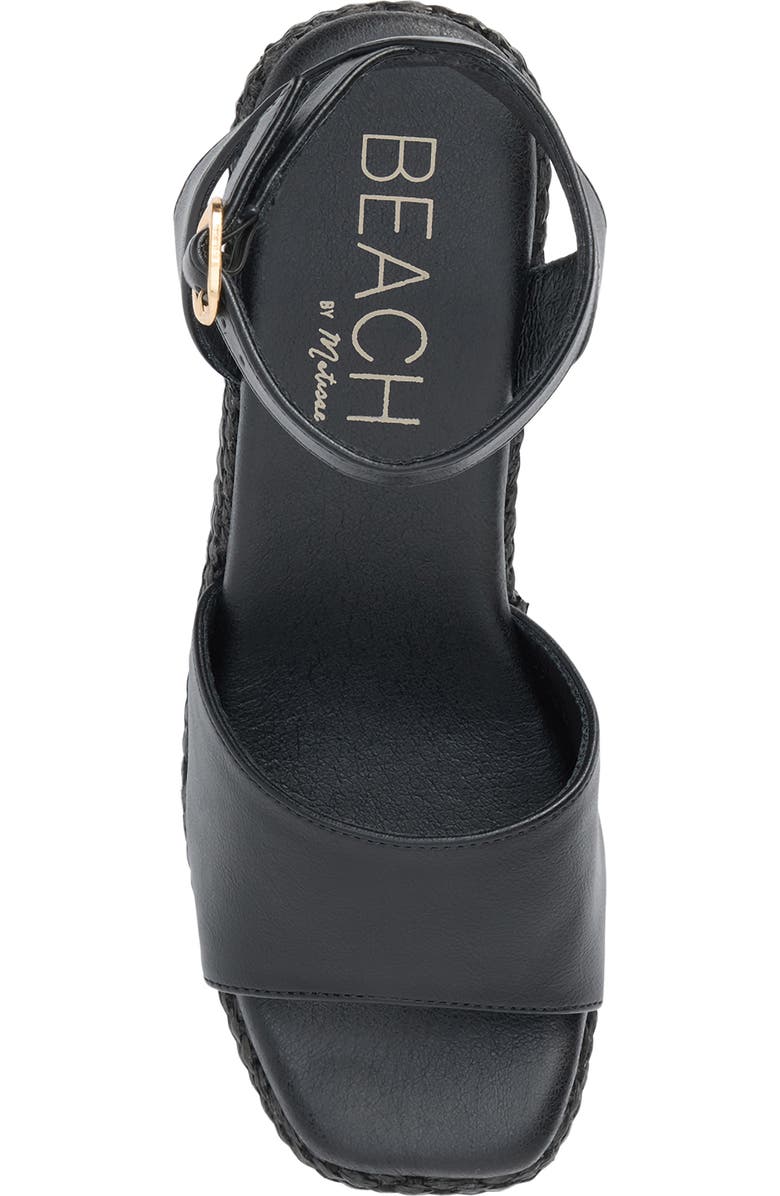 Coconuts by Matisse Arden Ankle Strap Platform Sandal, Alternate, color, Black