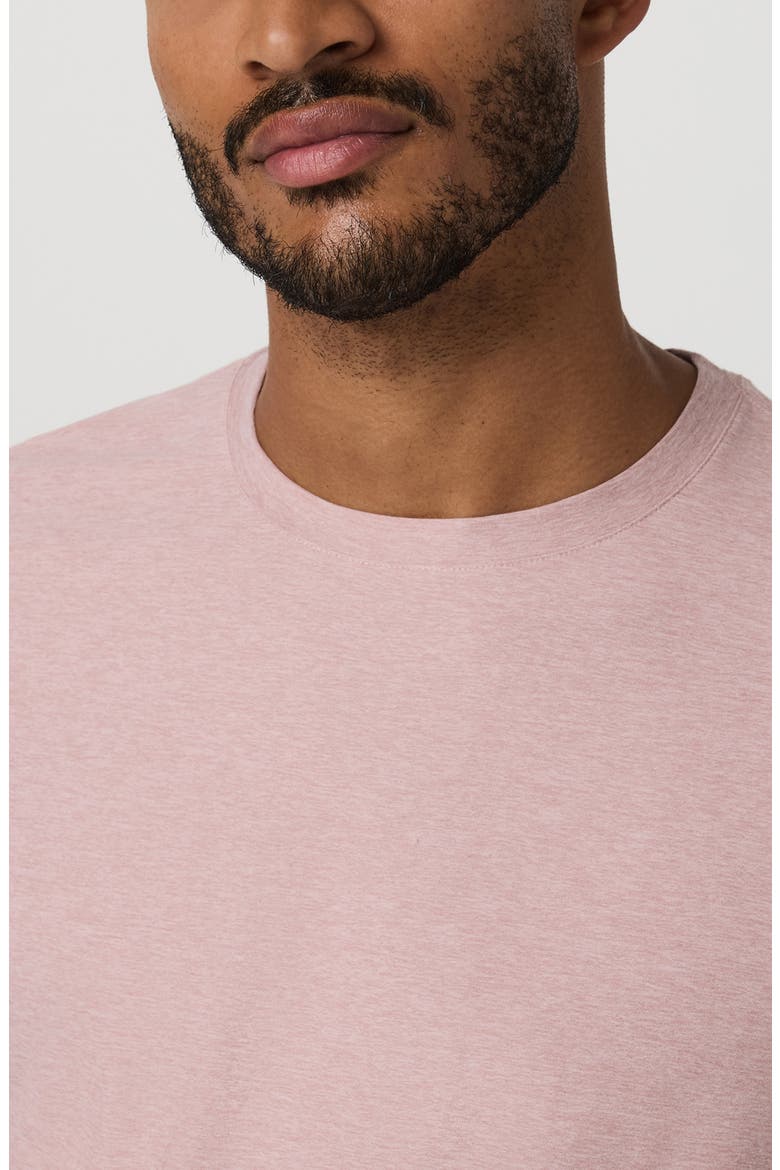 Strato Tech T-Shirt, Alternate, color, FADED ROSE HEATHER