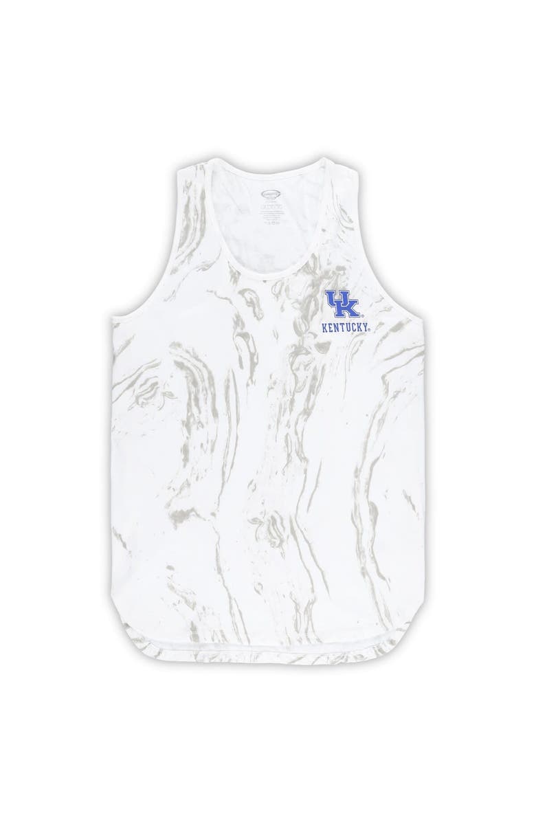PROFILE Women's Profile White Kentucky Wildcats Plus Size Marble Tank and Shorts Set, Alternate, color, Cream