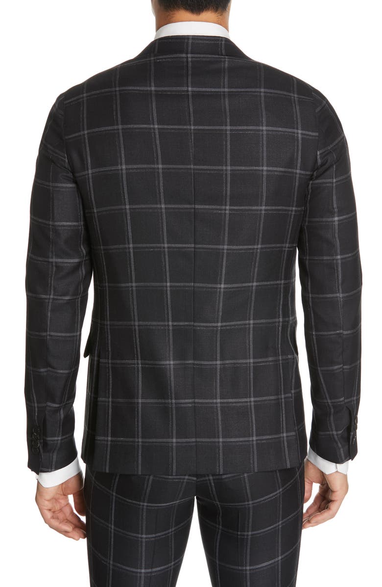 Eidos Deven Trim Fit Windowpane Sport Coat, Alternate, color,