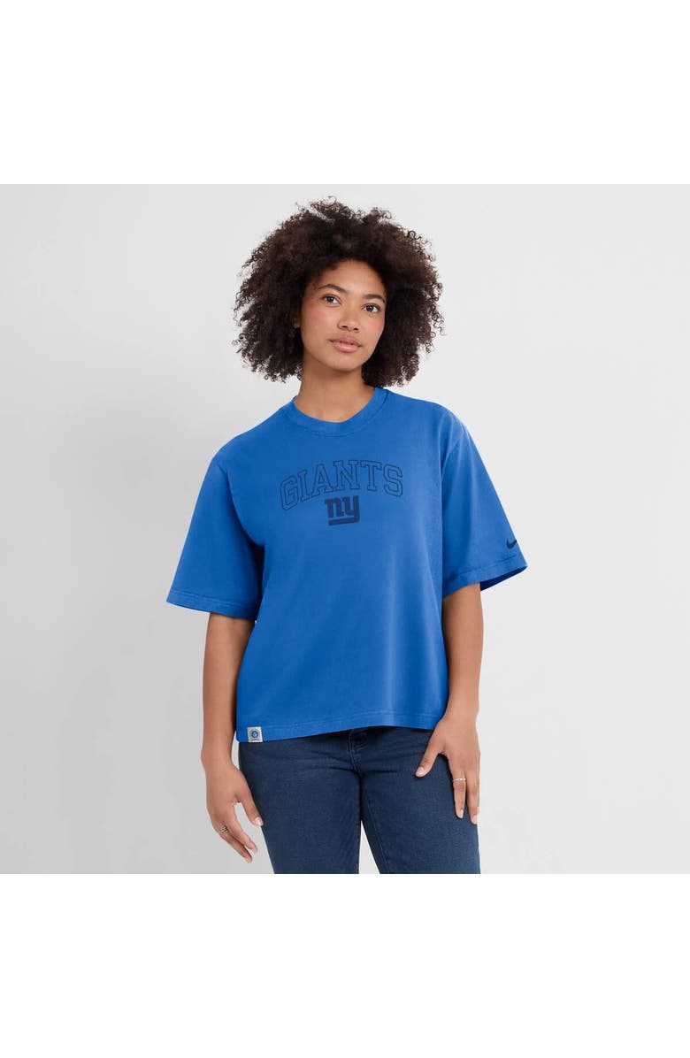Nike Women's Nike Royal New York Giants Glory Arch Boxy T-Shirt, Alternate, color, Royal