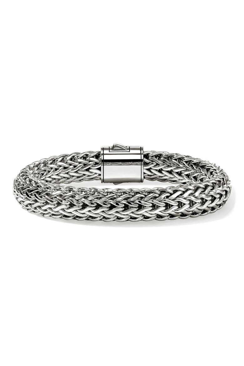 Icon Bracelet, 10.5mm, Alternate, color, SILVER