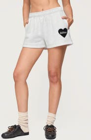 EDIKTED Big Love Sweat Shorts