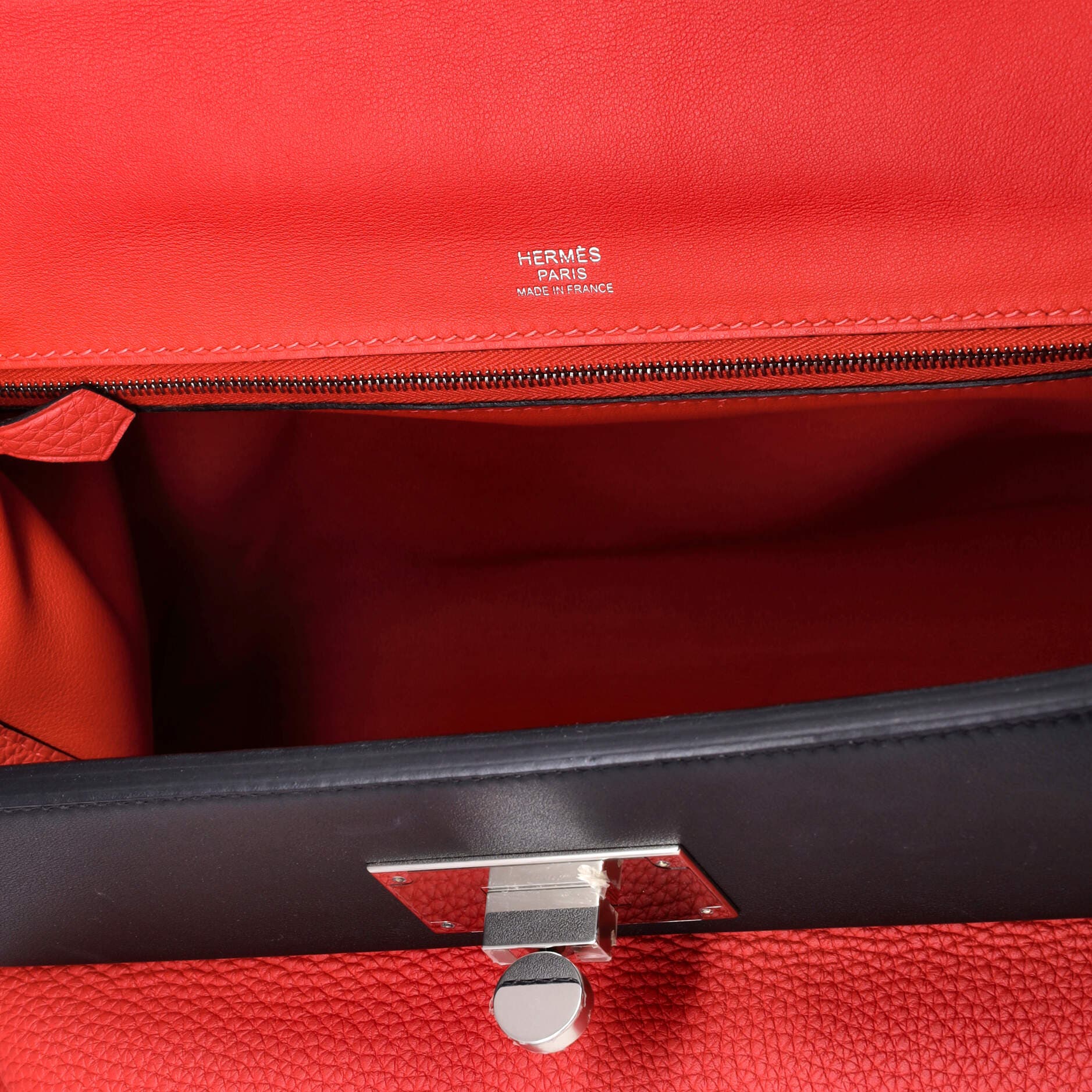 Pre-Owned Hermes 24/24 Bag Bicolor Togo with Swift 35, Alternate, color, Geranium