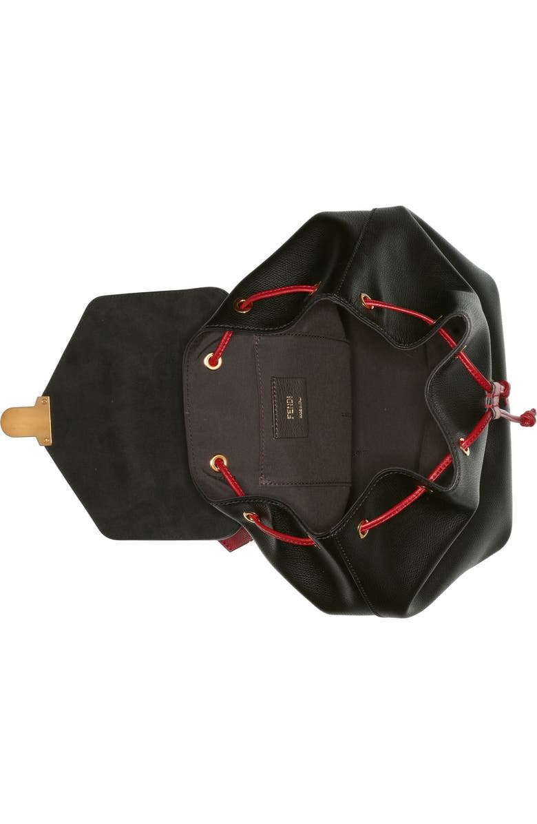 Fendi Cruise Bicolor Calfskin Leather Backpack, Alternate, color,