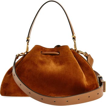 Cinch M Leather Bucket Bag