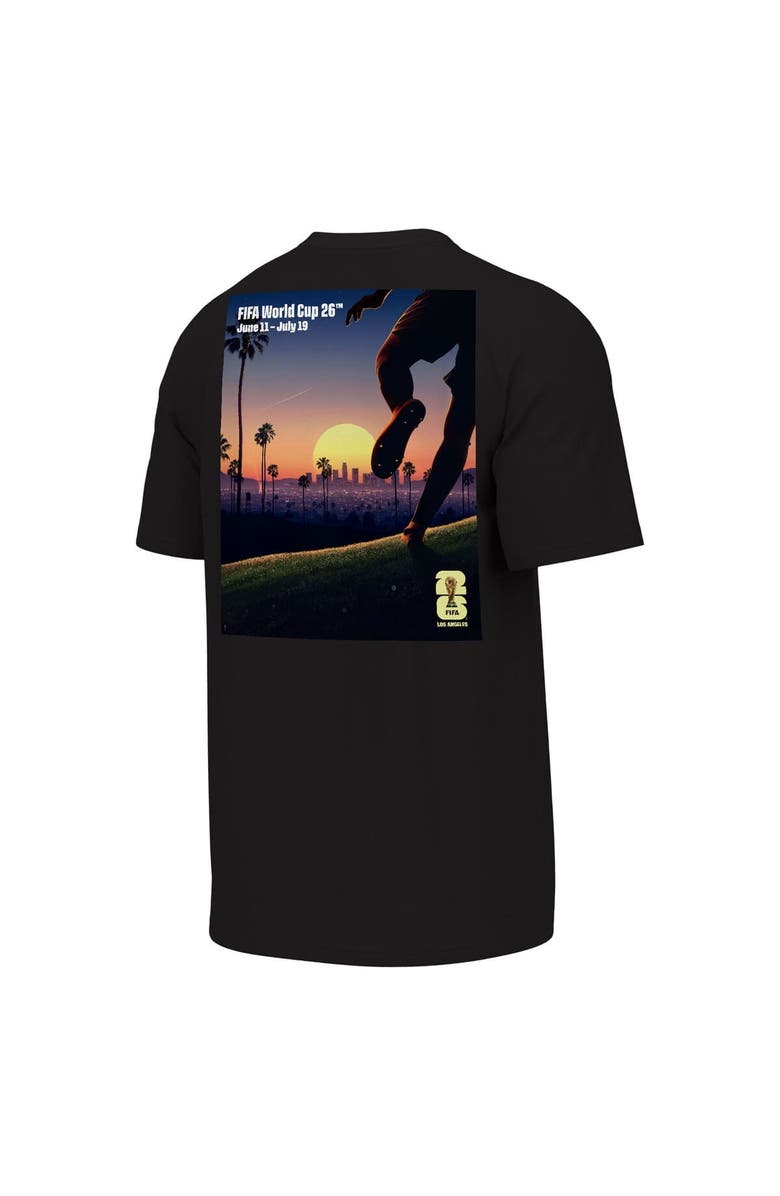 Outerstuff Men's Outerstuff Black 2026 FIFA World Cup Los Angeles Host City Poster Graphic T-Shirt, Alternate, color, Black