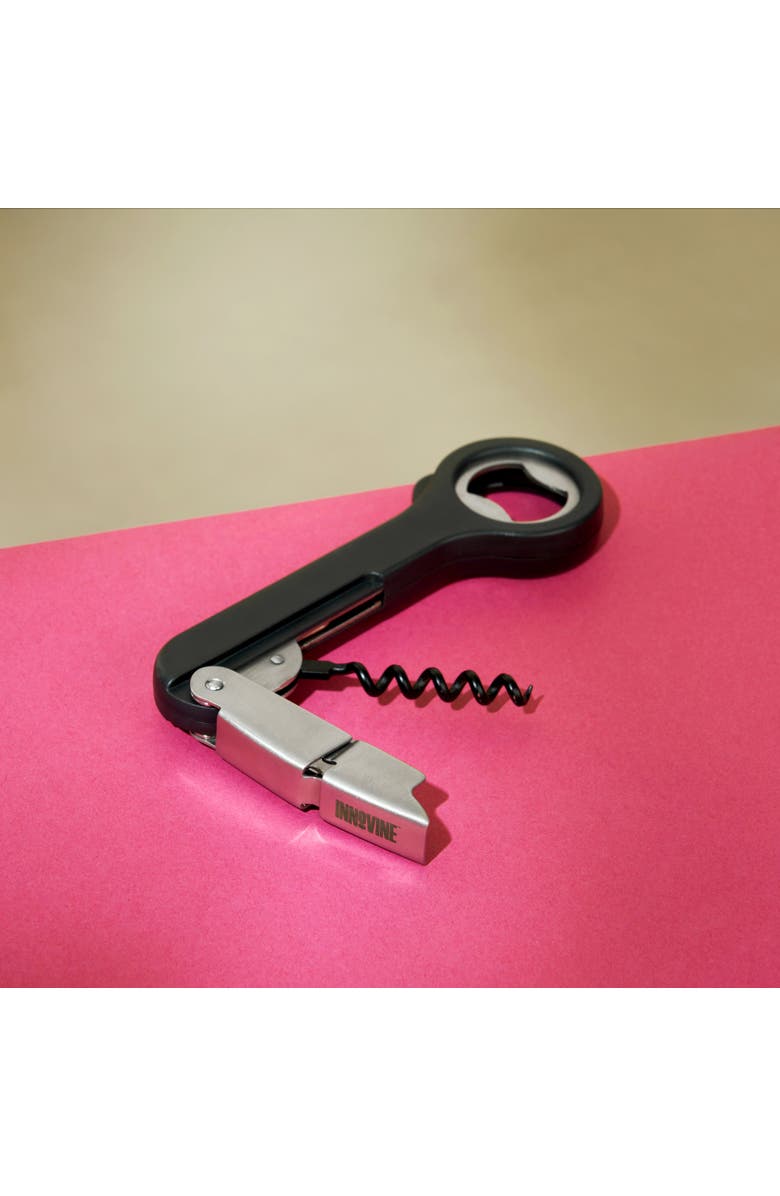Innovine Professional Corkscrew, Alternate, color, Grey
