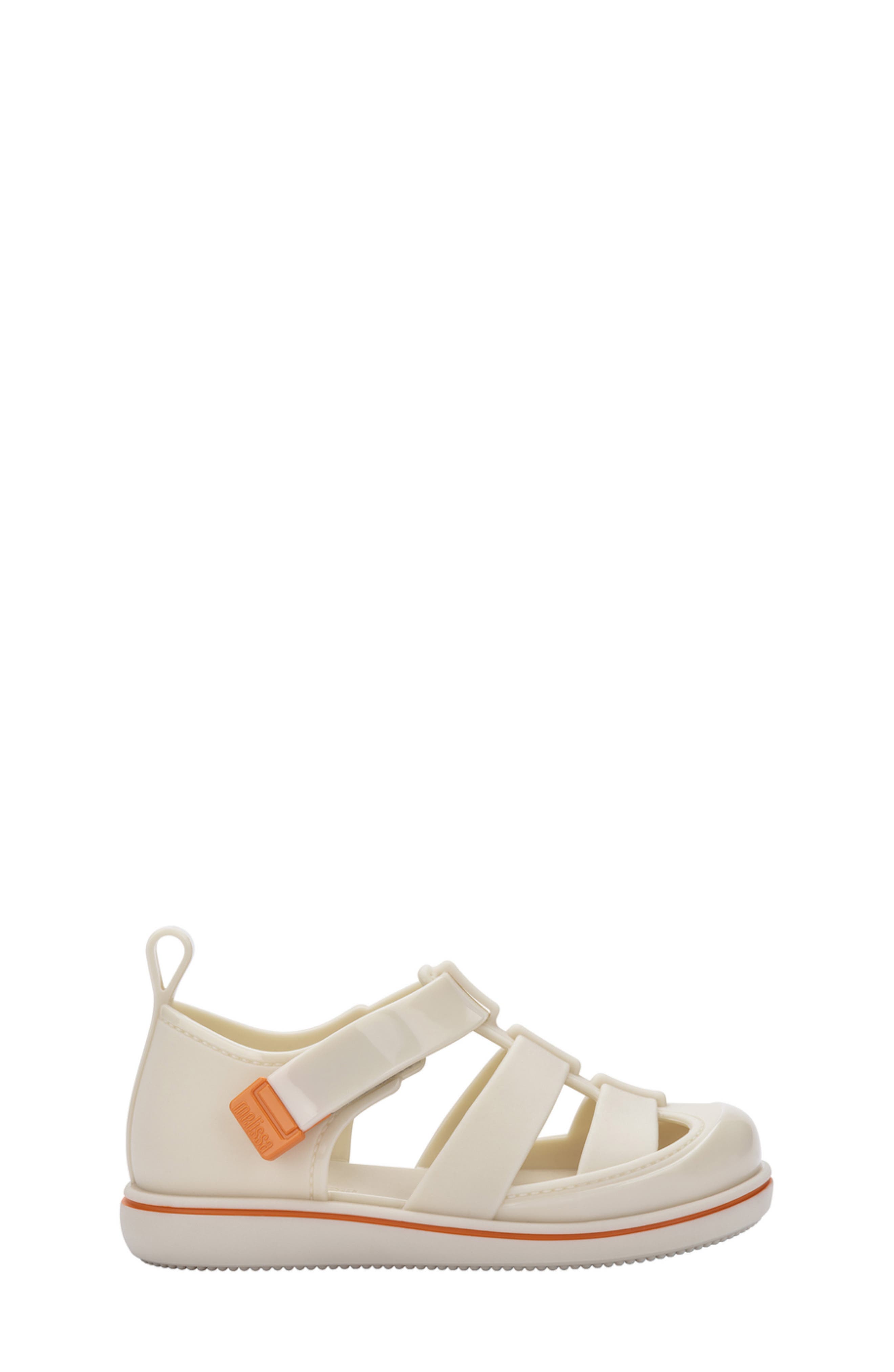 Mini Melissa Kids' Smash Jelly Sandal, Alternate, color, Beige