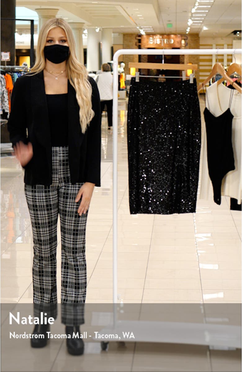 Sequin Side Slit Skirt, sales video thumbnail