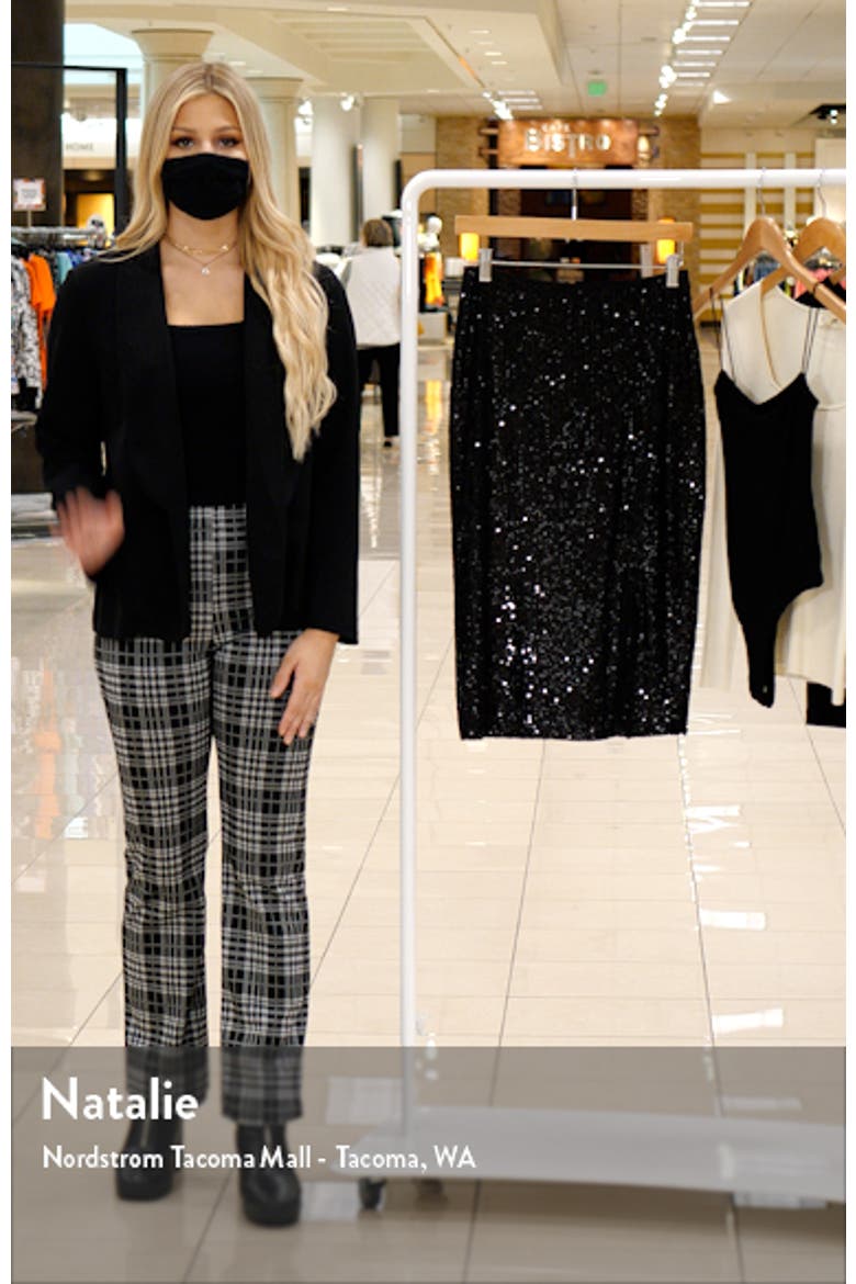 Sequin Side Slit Skirt video