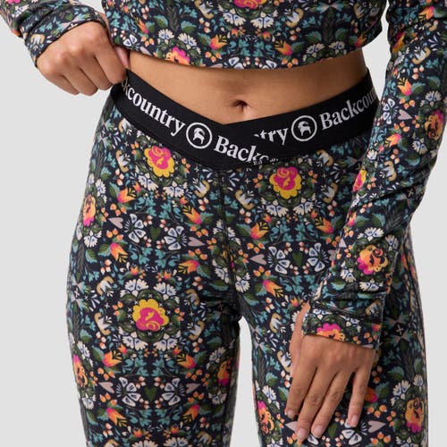 Backcountry Cedars Rws Merino Lt-wt Baselayer V-waist Bottom In Black