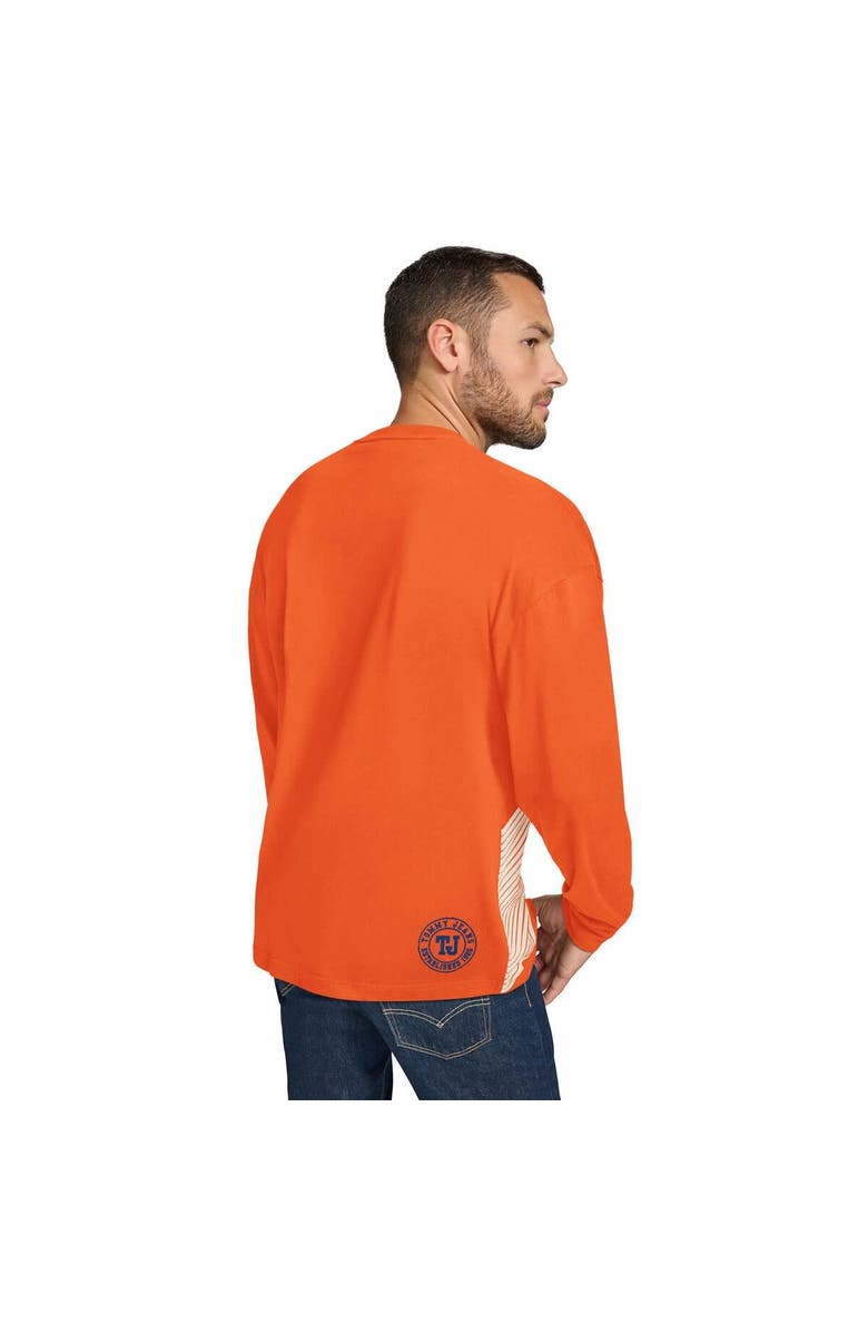 TOMMY JEANS Men's Tommy Jeans Orange New York Knicks Lucas Long Sleeve T-Shirt, Alternate, color, Orange