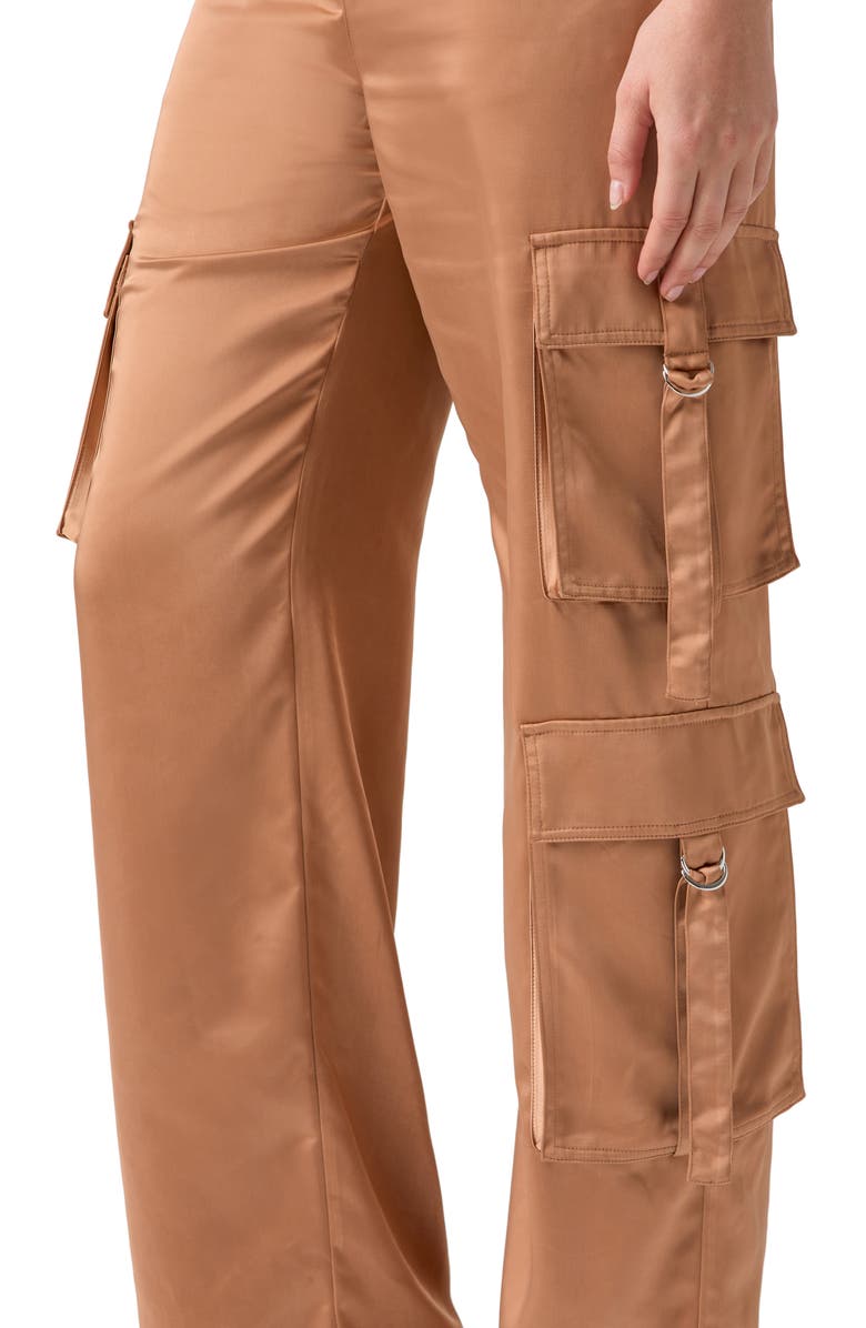 Sanctuary Y2K Strappy Cargo Pants, Alternate, color, Mocha Mous