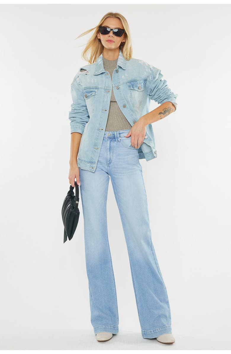 KanCan Juliany High Rise Holly Flare Jeans, Alternate, color, Light Wash