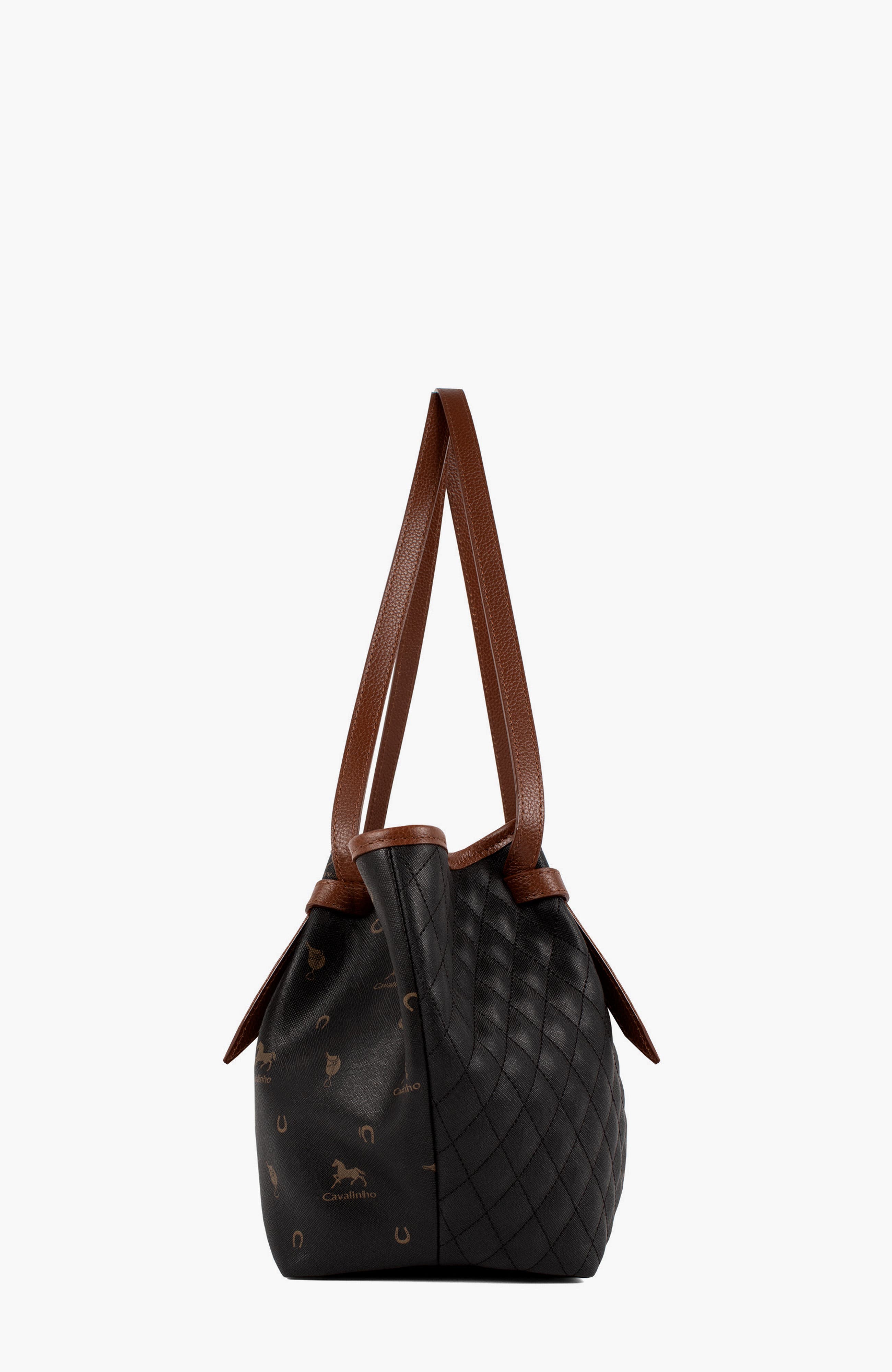 Di Cavallo 637 Shoulder Bag, Alternate, color, Black / Brown