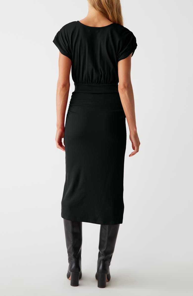 Michael Stars Pippa Empire Waist Midi Dress, Alternate, color,