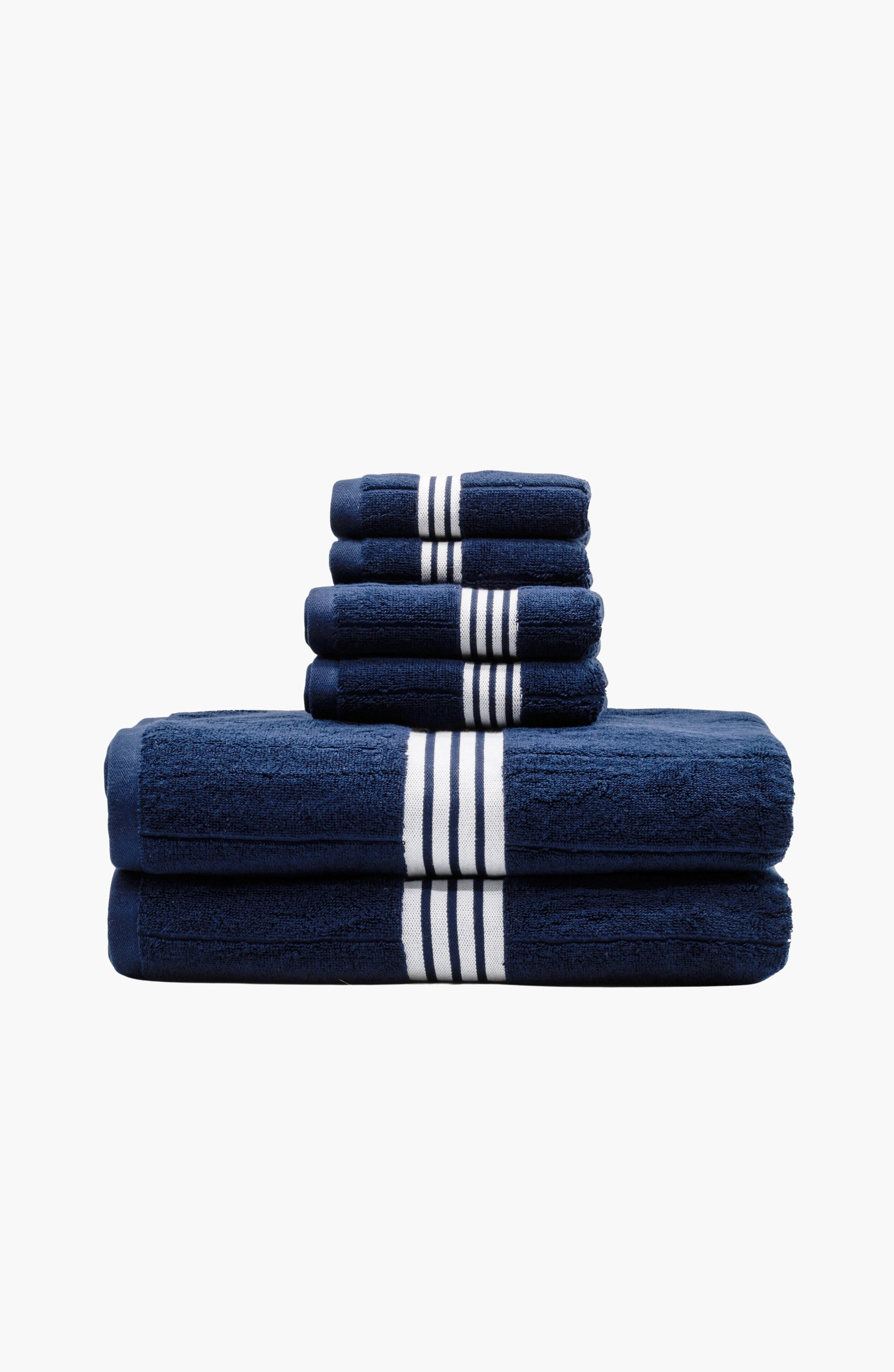 selected Navy / White
