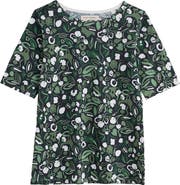 Seasalt Cornwall Poisson Print Organic Cotton T-Shirt