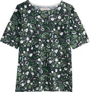 Seasalt Cornwall Poisson Print Organic Cotton T-Shirt