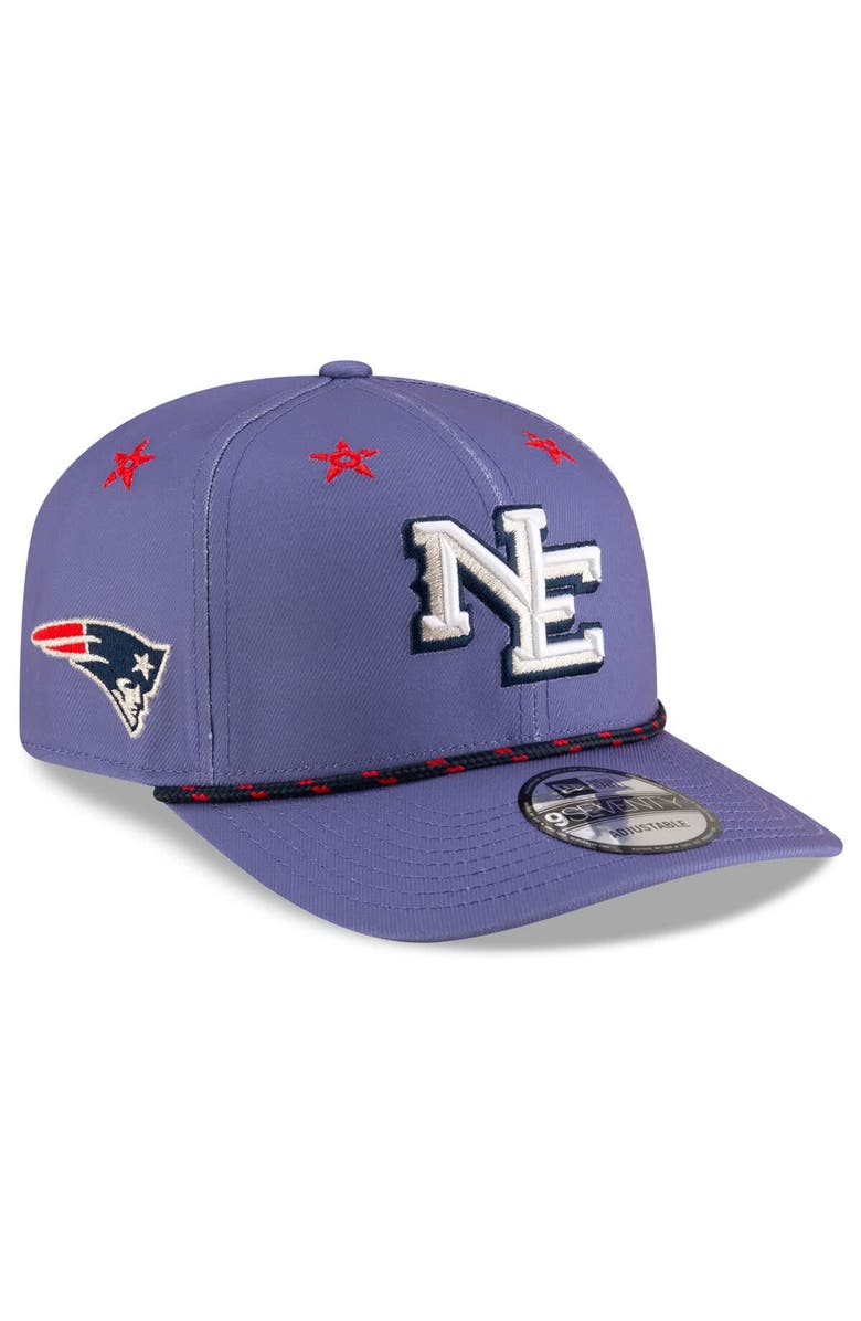 New Era Men's New Era  Meadow Blue New England Patriots 2025 Rivalries Collection Sideline 9SEVENTY Adjustable Hat, Alternate, color, 