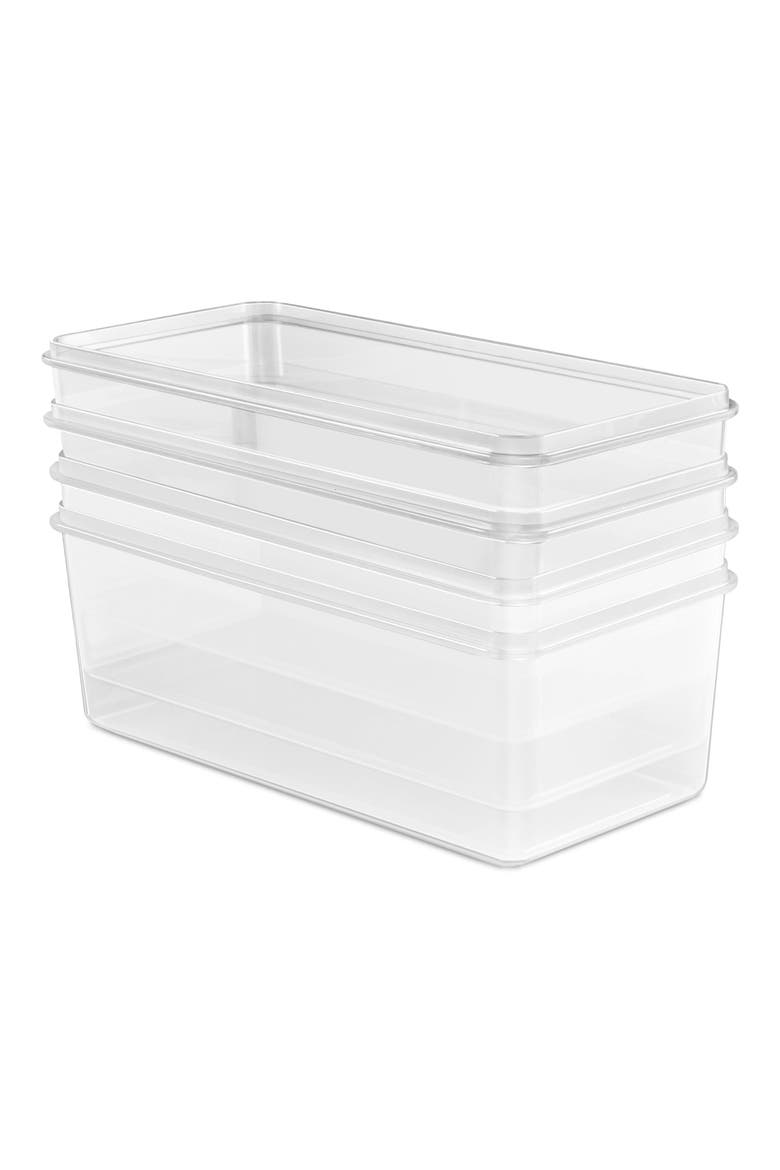 4-Pack 108 oz. Food Storage Containers, Alternate, color, CLEAR