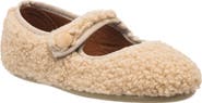 Elephantito Kids' Faux Shearling Mary Jane Flat