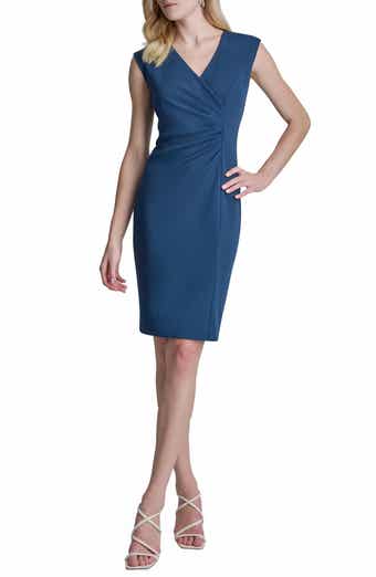 DKNY Scuba Crepe Sheath Dress