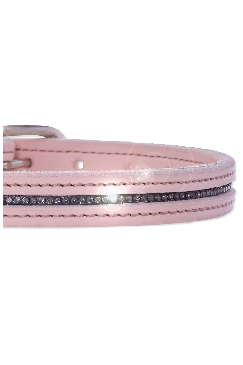 Roxy Crystal Bling Pet Collar, Alternate, color, BLUSH