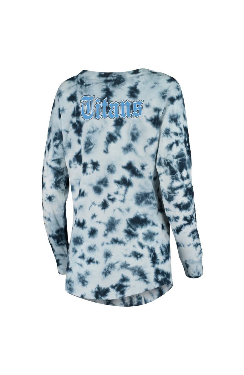 New Era Women's New Era Navy Tennessee Titans Tie-Dye Long Sleeve T-Shirt, Alternate, color, Navy