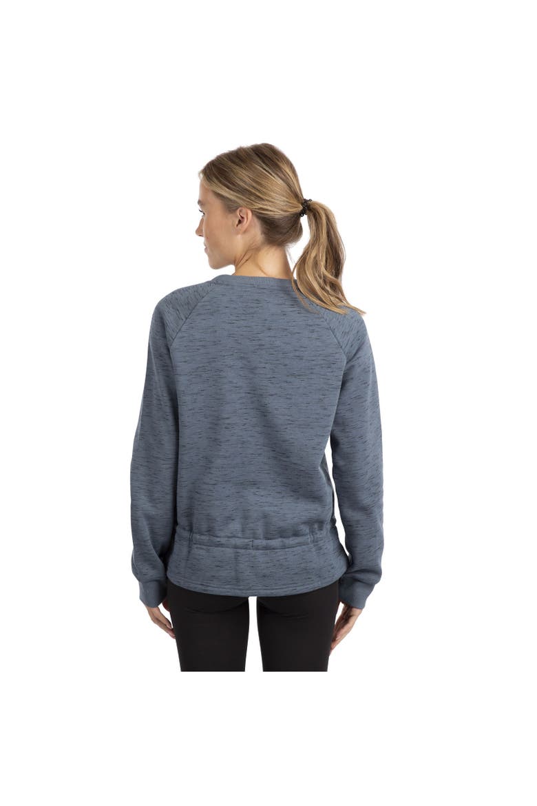 Gretta Marl Round Neck Sweatshirt, Alternate, color, Pewter