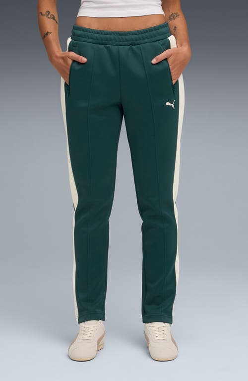 Puma T7 Always On Straight Track Pants In Green