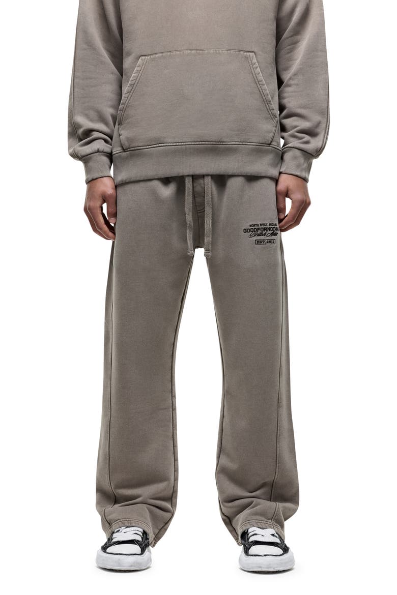 Vintage Washed Taupe Atelier Baggy Jogger, Main, color, Taupe