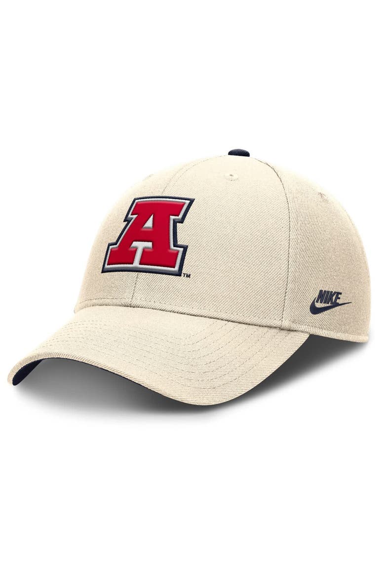 Men's Nike Natural Arizona Wildcats Rise Legacy Adjustable Hat, Main, color, Natural
