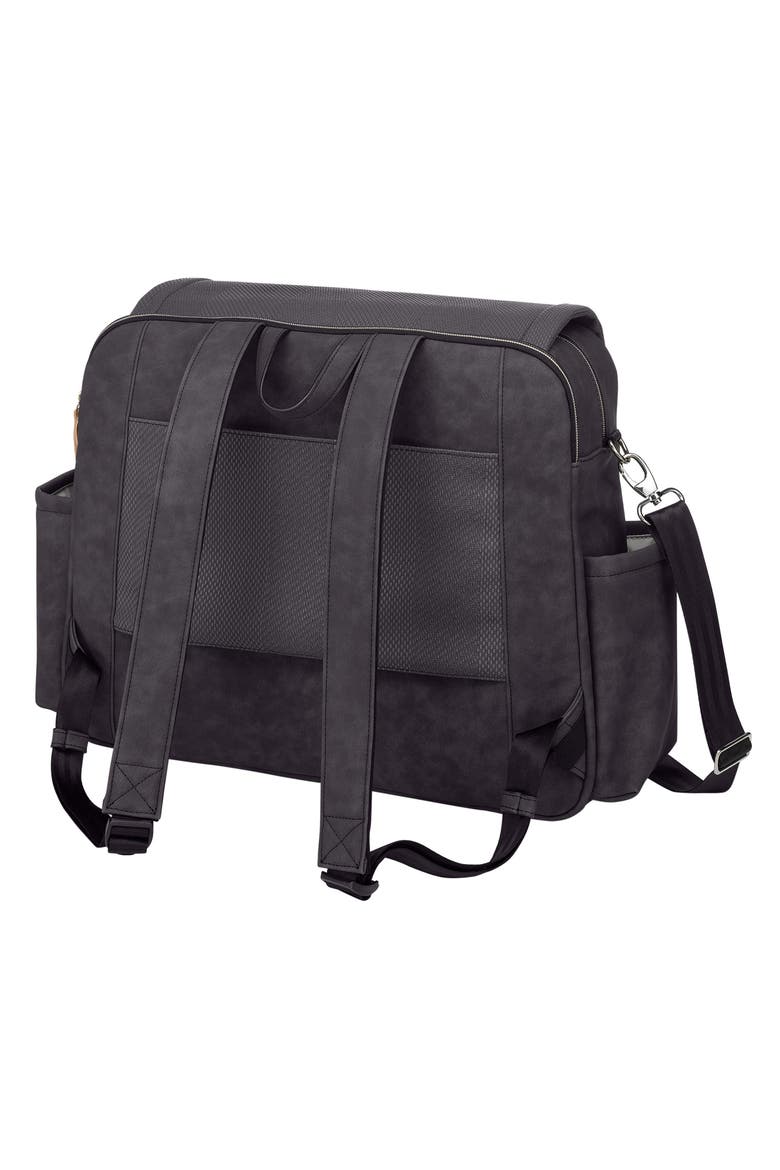 Boxy Deluxe Backpack Diaper Bag, Alternate, color, BLACK