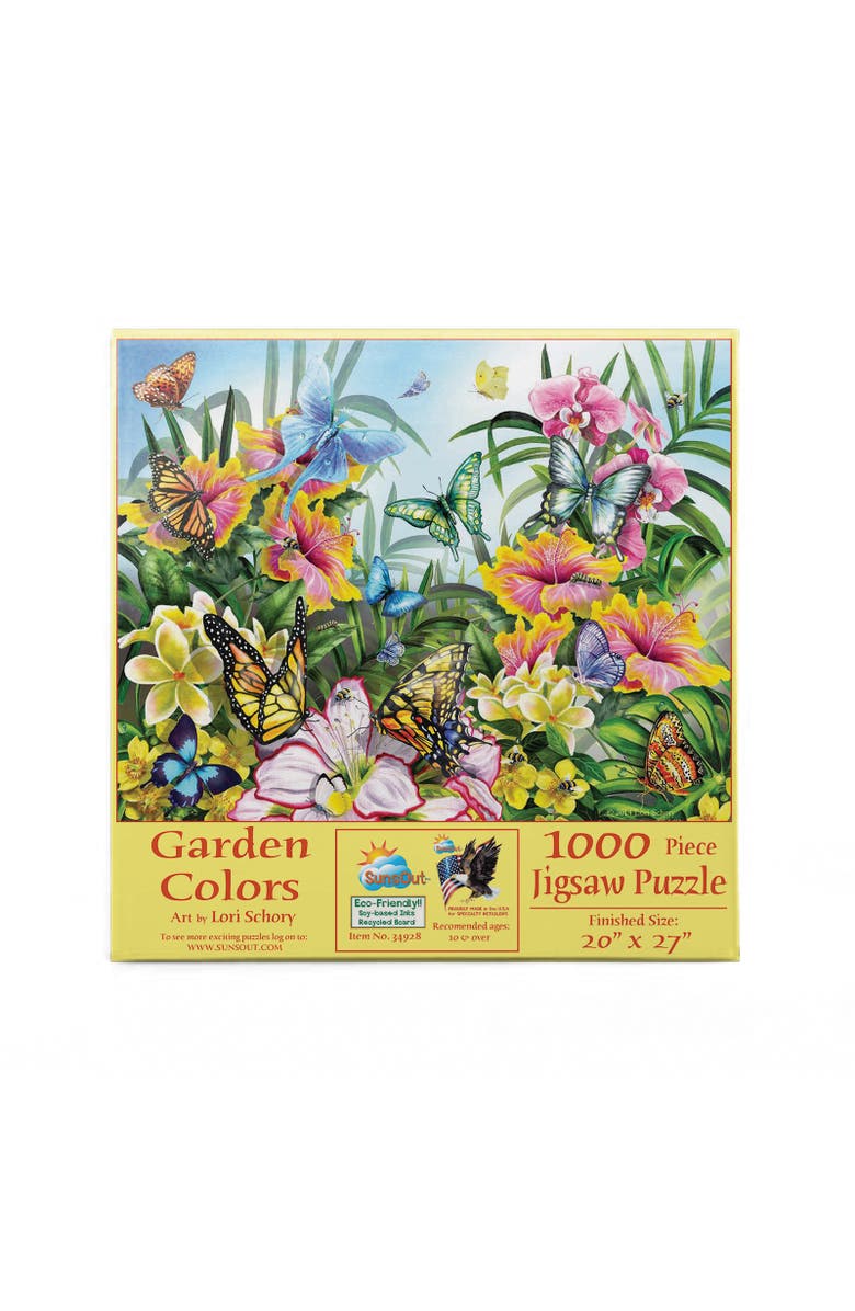 Sunsout Garden Colors 1000 piece Jigsaw Puzzle for Adults, Alternate, color, Multicolor