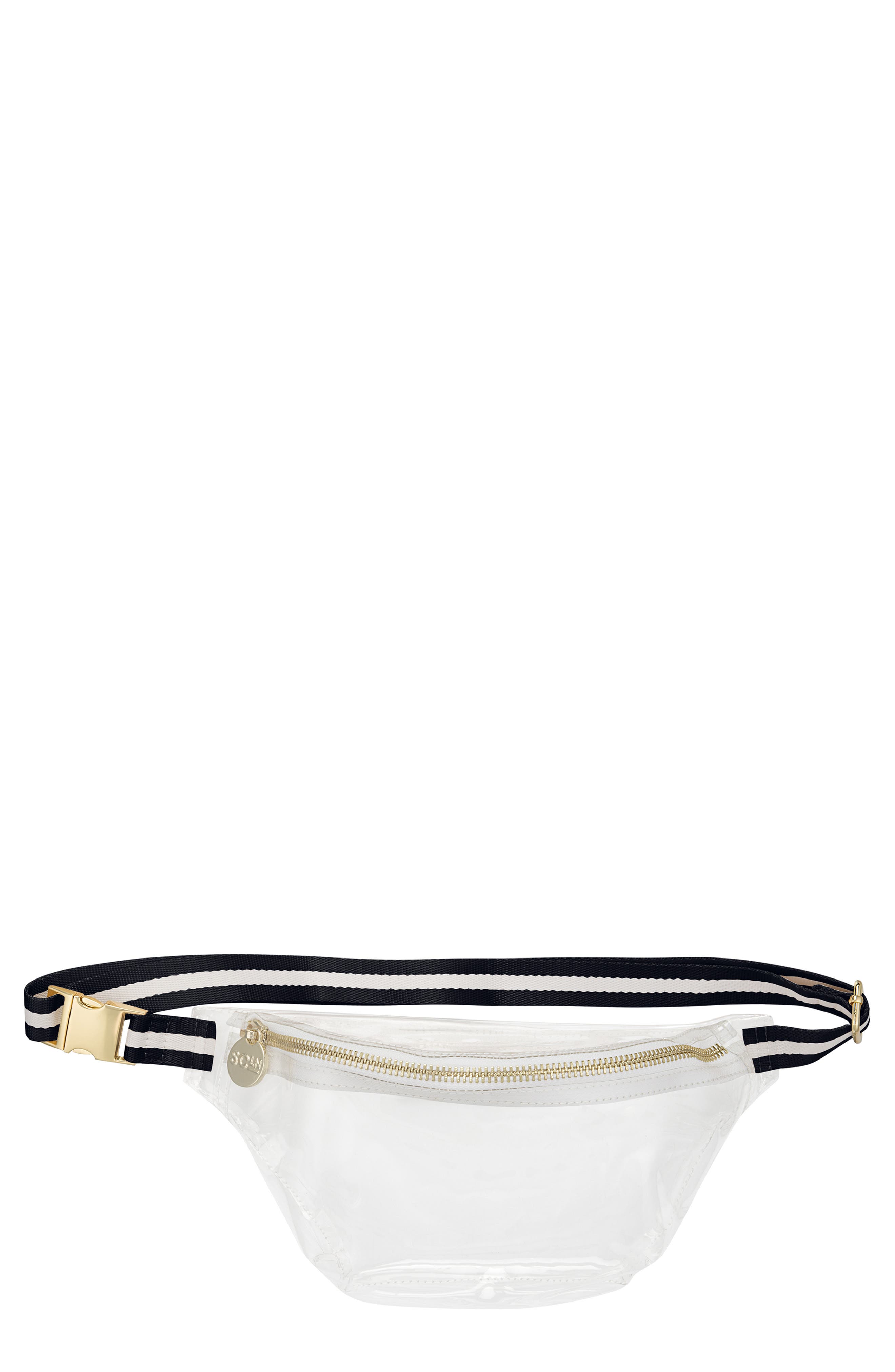 Stoney Clover Lane Stadium Clear Belt Bag, Main, color, 