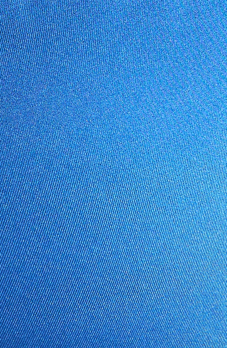 PacSun Lotus Shirred Swim Top, Alternate, color, Turkish Sea