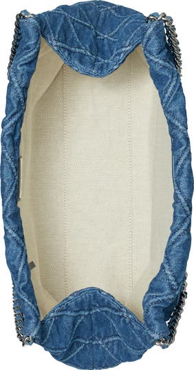 Tory Burch Fleming Soft Quilted Denim Hobo Bag | Nordstrom