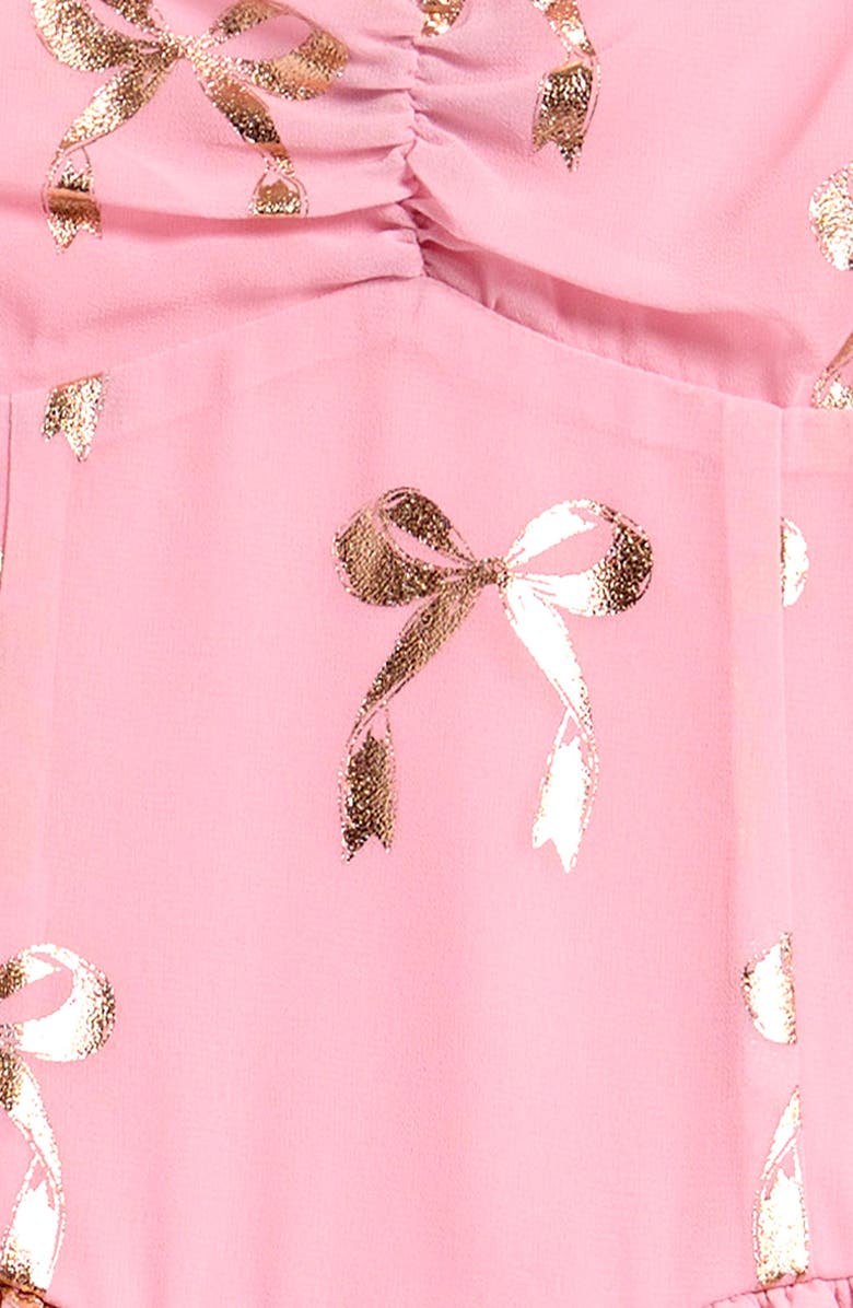 Ava & Yelly Kids' Peri Floral Party Dress, Alternate, color, Rose