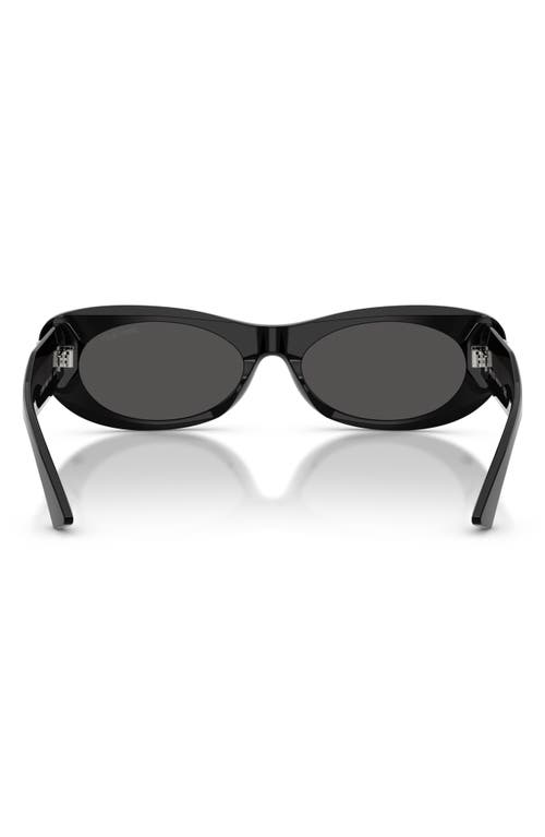 Jimmy Choo Jc 5038bu 500087 54mm Womens Oval Sunglasses In Black