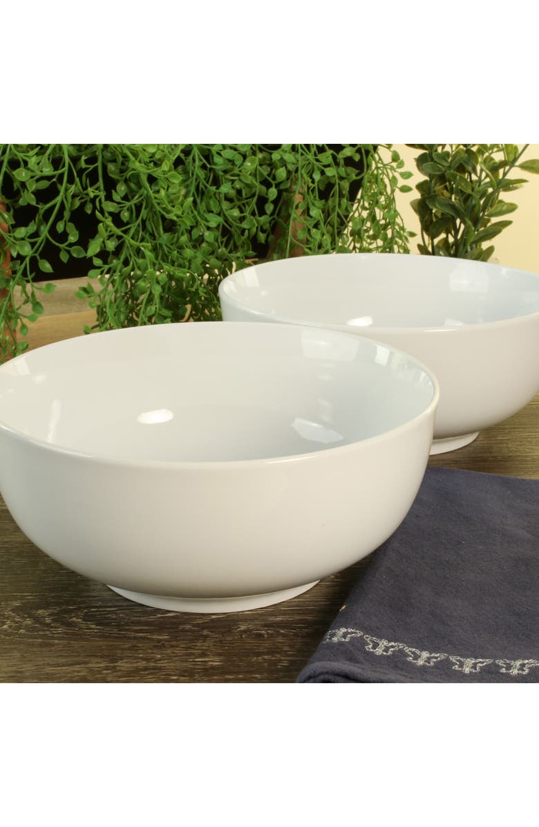 BIA Cordon Bleu Set of 2 Serving Bowls, Alternate, color, White