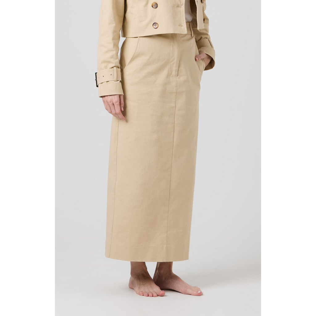 By Tess Collection Juliet Skirt In Brown