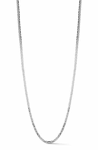 Yield of Men Sterling Silver Mariner Link Necklace